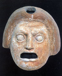 maschera museo di Lipari